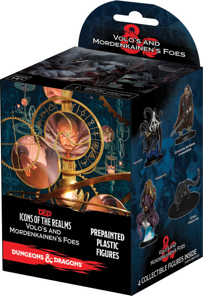 Dungeons & Dragons Fantasy Miniatures: Icons of the Realms Set 13 Volo & Mordenkainen`s Foes Booster Brick (8) | D20 Games