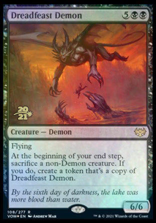 Dreadfeast Demon [Innistrad: Crimson Vow Prerelease Promos] | D20 Games