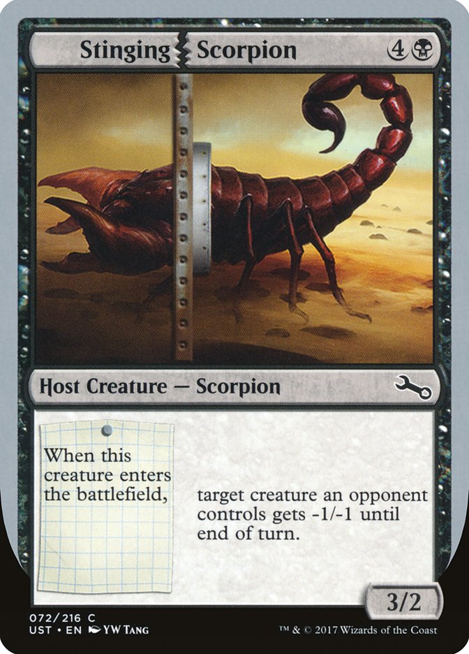 Stinging Scorpion [Unstable] | D20 Games