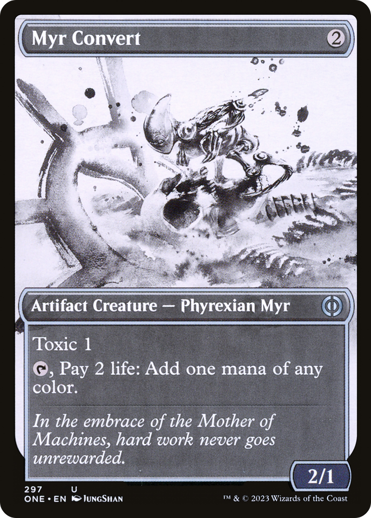 Myr Convert (Showcase Ichor) [Phyrexia: All Will Be One] | D20 Games