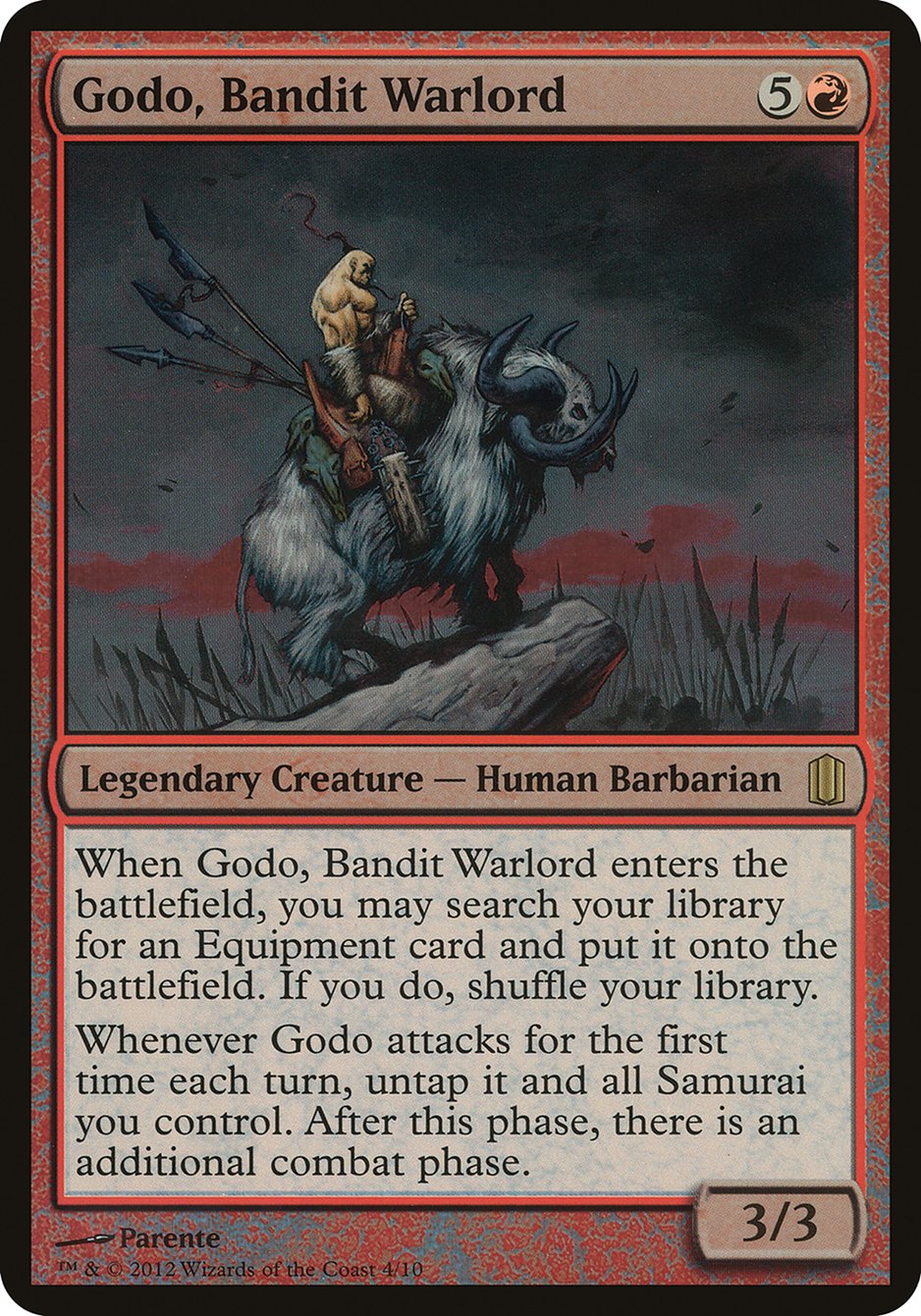 Godo, Bandit Warlord (Oversized) [Commander's Arsenal Oversized] | D20 Games