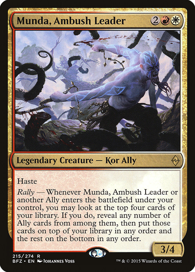 Munda, Ambush Leader [Battle for Zendikar] | D20 Games