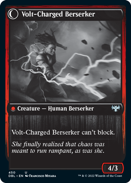 Voltaic Visionary // Volt-Charged Berserker [Innistrad: Double Feature] | D20 Games