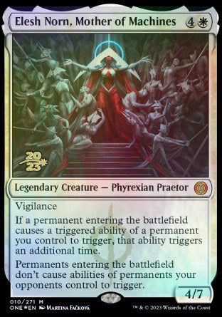 Elesh Norn, Mother of Machines [Phyrexia: All Will Be One Prerelease Promos] | D20 Games