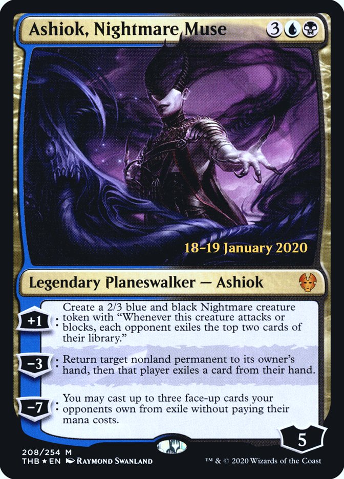 Ashiok, Nightmare Muse [Theros Beyond Death Prerelease Promos] | D20 Games