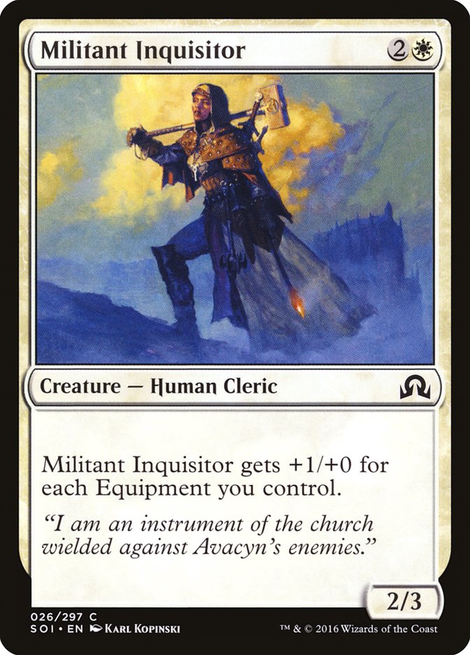 Militant Inquisitor [Shadows over Innistrad] | D20 Games