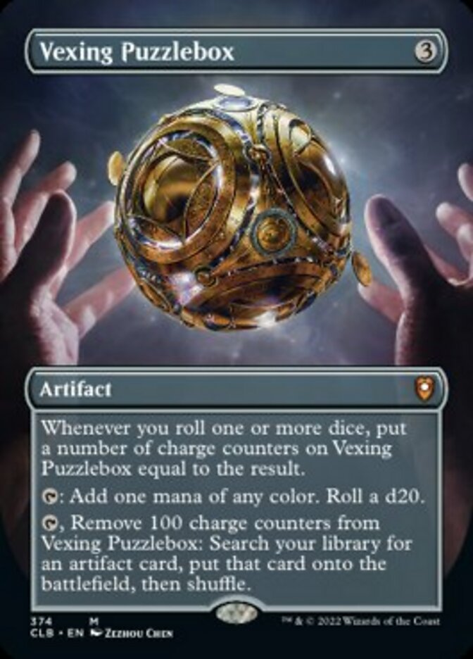 Vexing Puzzlebox (Borderless Alternate Art) [Commander Legends: Battle for Baldur's Gate] | D20 Games