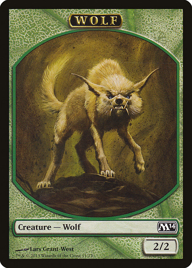 Wolf [Magic 2014 Tokens] | D20 Games