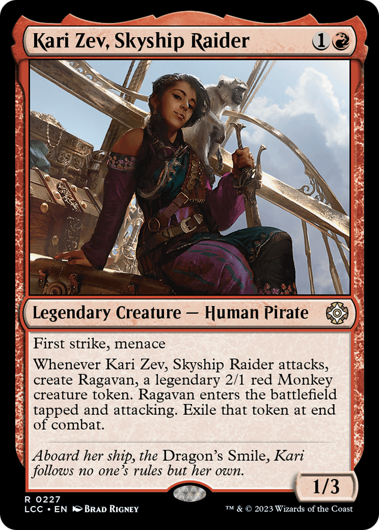 Kari Zev, Skyship Raider [The Lost Caverns of Ixalan Commander] | D20 Games
