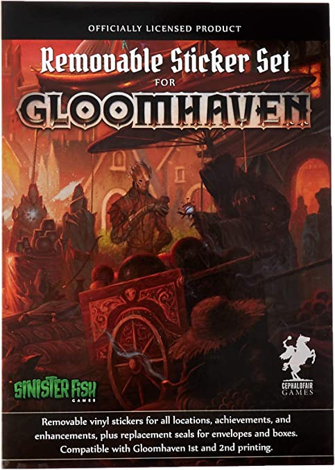 Gloomhaven Removable Sticker Set