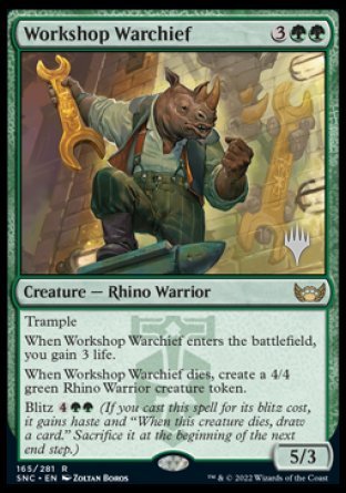 Workshop Warchief (Promo Pack) [Streets of New Capenna Promos] | D20 Games
