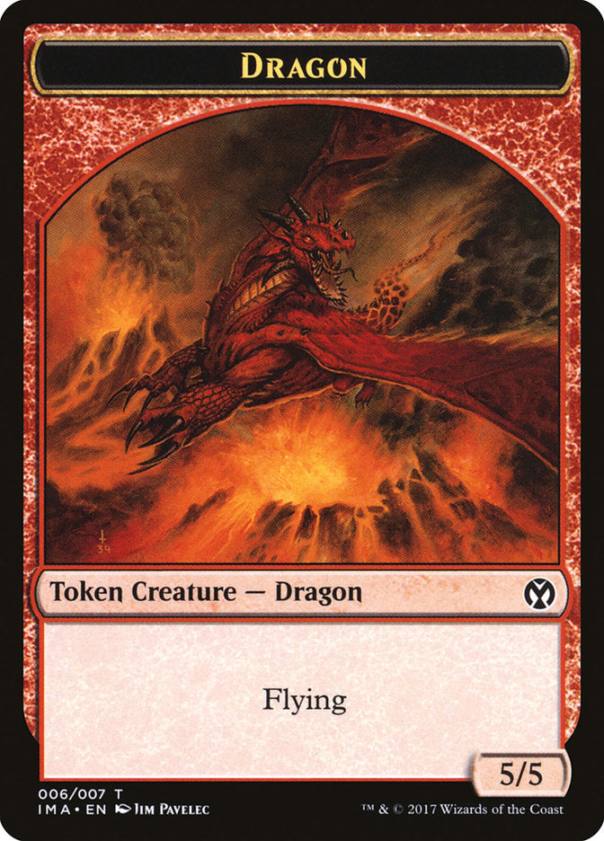 Dragon (006/007) [Iconic Masters Tokens] | D20 Games