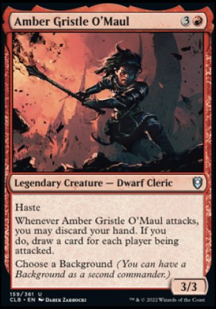 Amber Gristle O'Maul [Commander Legends: Battle for Baldur's Gate] | D20 Games