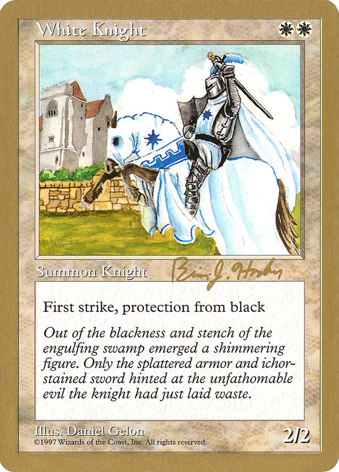 White Knight (Brian Hacker) [World Championship Decks 1998] | D20 Games