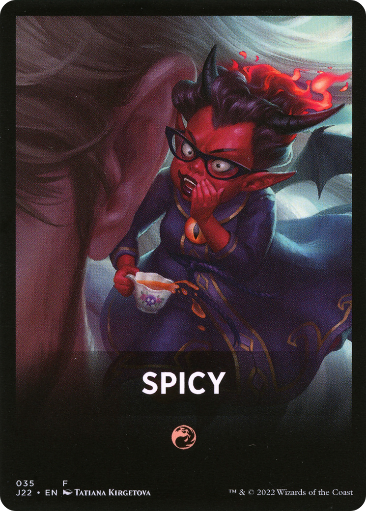 Spicy Theme Card [Jumpstart 2022 Front Cards] | D20 Games