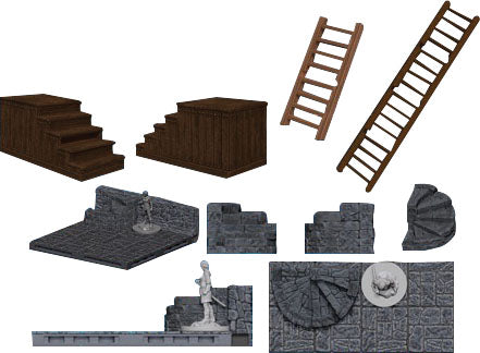 WarLock Tiles: Stairs & Ladders | D20 Games