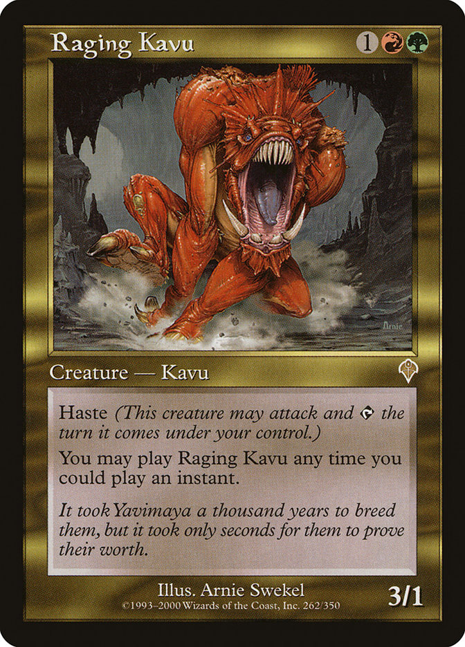 Raging Kavu [Invasion] | D20 Games