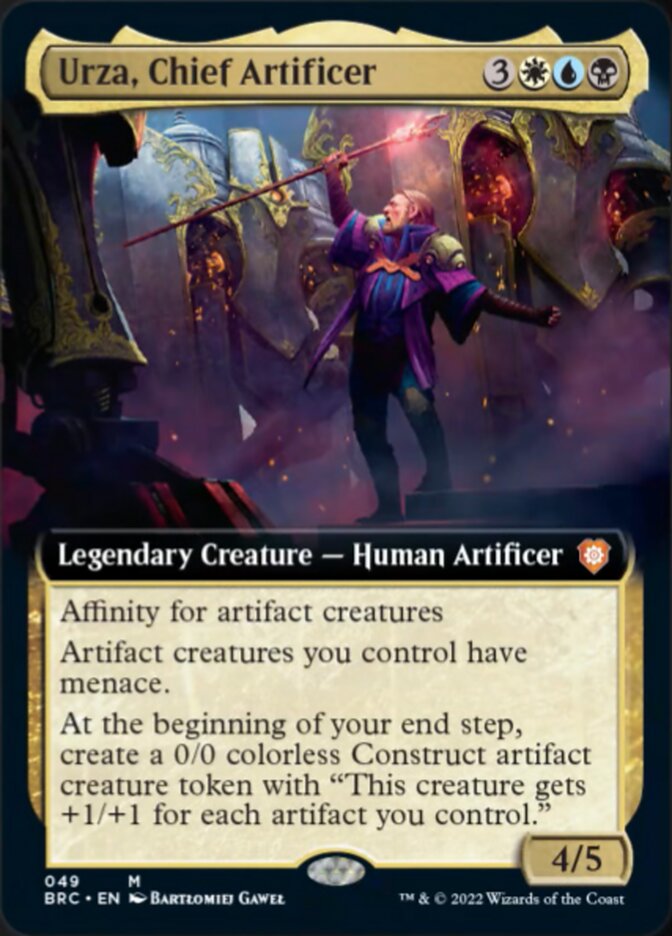 Urza, Chief Artificer (Extended Art) [The Brothers' War Commander] | D20 Games