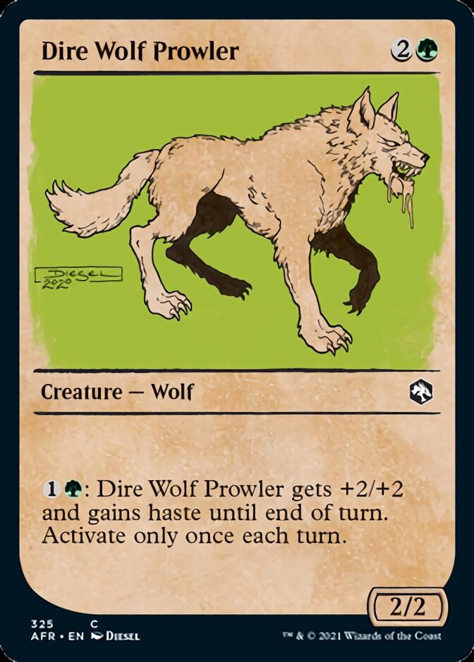 Dire Wolf Prowler (Showcase) [Dungeons & Dragons: Adventures in the Forgotten Realms] | D20 Games