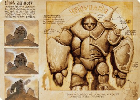 Precursor Golem Art Card [The Brothers' War Art Series] | D20 Games