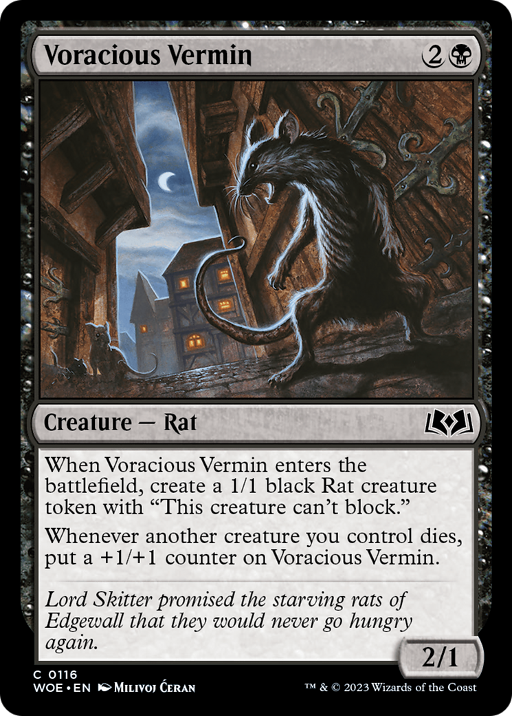 Voracious Vermin [Wilds of Eldraine] | D20 Games