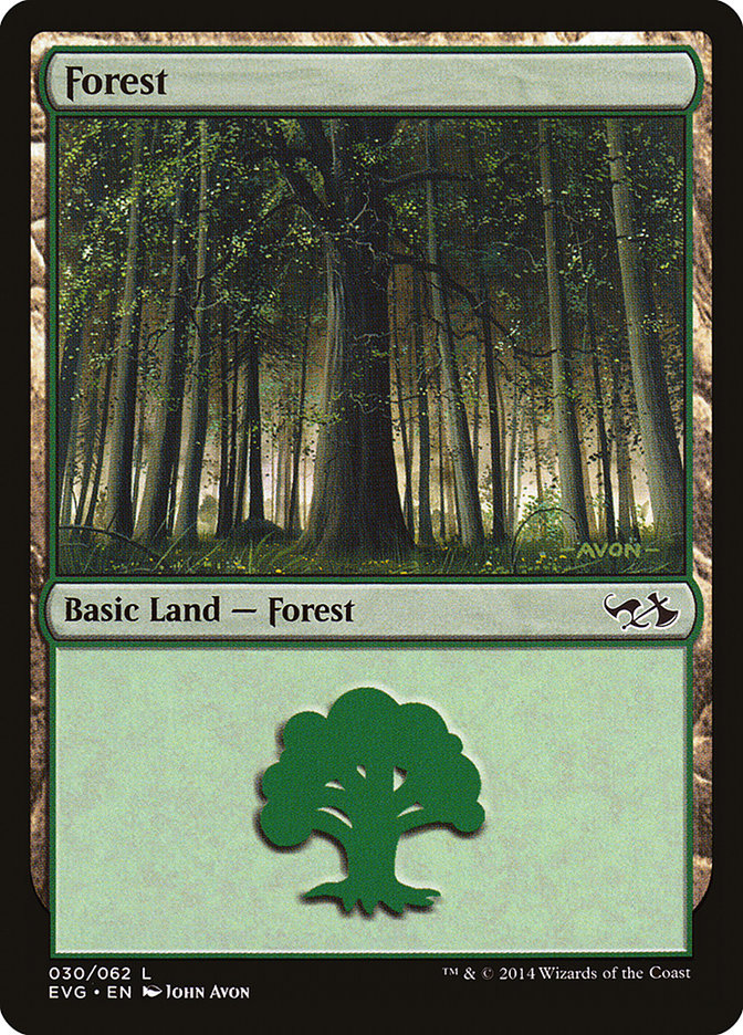 Forest (30) (Elves vs. Goblins) [Duel Decks Anthology] | D20 Games