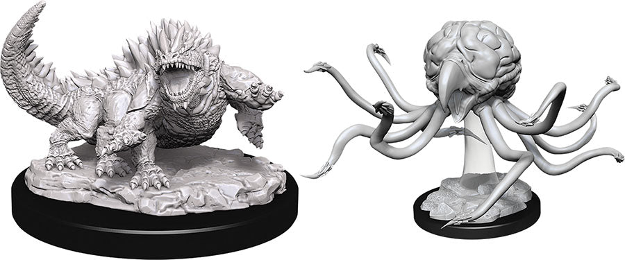 Dungeons & Dragons Nolzur`s Marvelous Unpainted Miniatures: W11 Grell & Basilisk | D20 Games