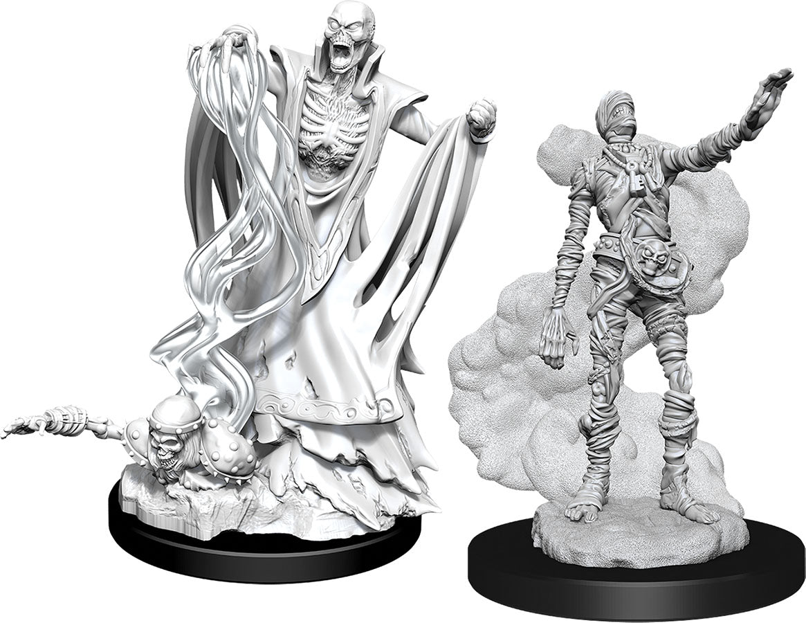 Dungeons & Dragons Nolzur`s Marvelous Unpainted Miniatures: W11 Lich & Mummy Lord | D20 Games