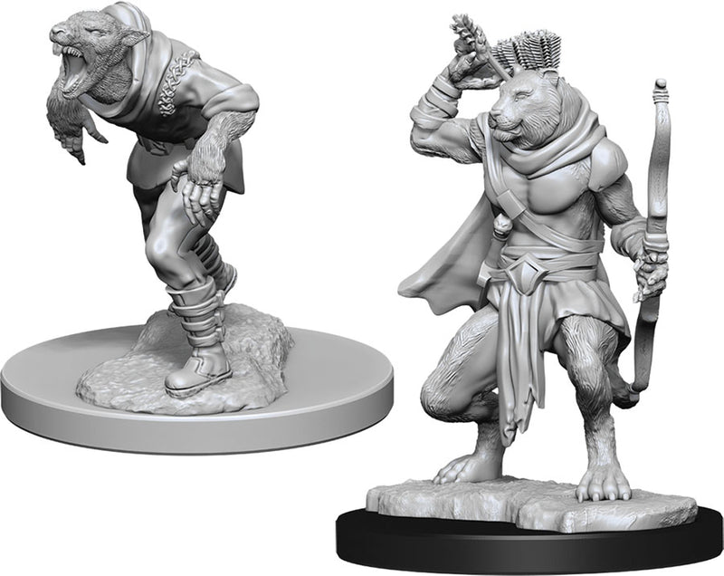 Dungeons & Dragons Nolzur`s Marvelous Unpainted Miniatures: W11 Wererat & Weretiger