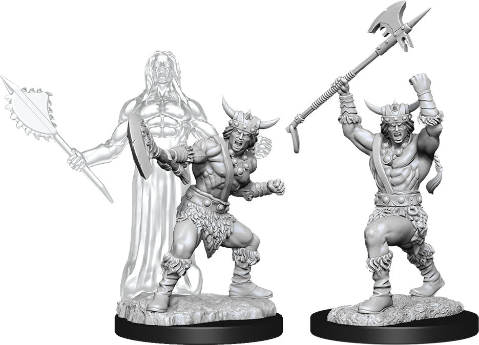 Dungeons & Dragons Nolzur`s Marvelous Unpainted Miniatures: W11 Male Human Barbarian | D20 Games