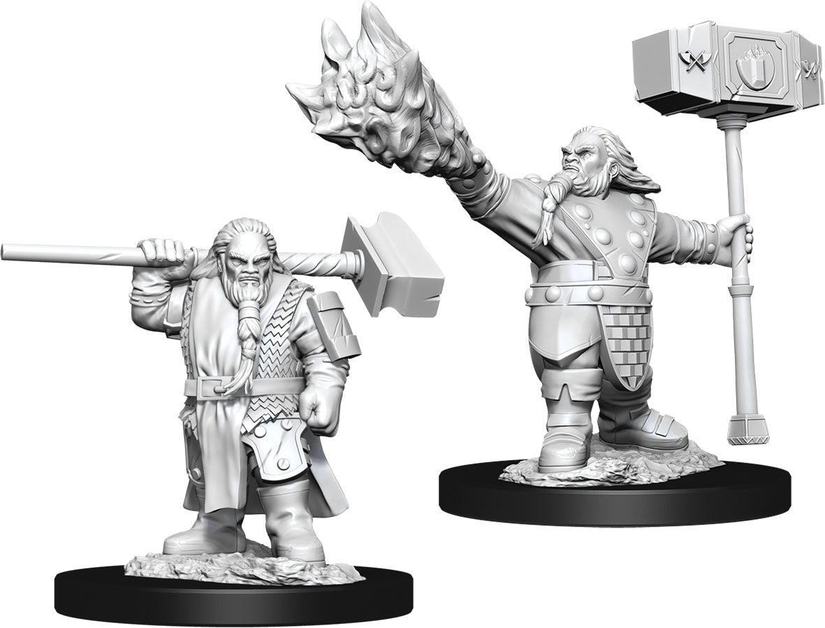 Dungeons & Dragons Nolzur`s Marvelous Unpainted Miniatures: W11 Male Dwarf Cleric | D20 Games