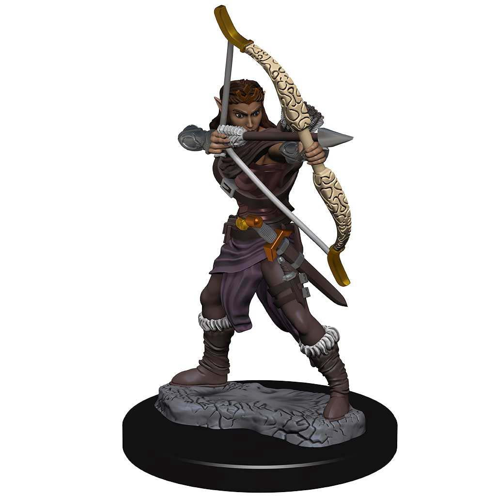 Dungeons & Dragons Icons of the Realms Premium Figures: W2 Female Elf Ranger | D20 Games