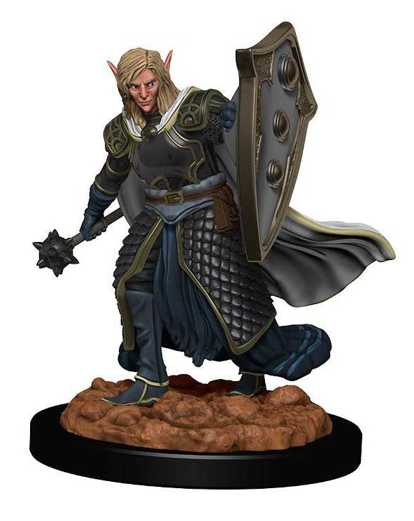Dungeons & Dragons Icons of the Realms Premium Figures: W2 Elf Male Cleric | D20 Games