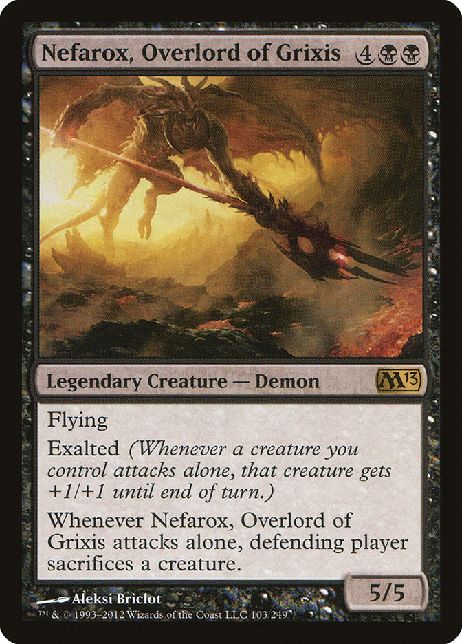 Nefarox, Overlord of Grixis [Magic 2013] | D20 Games