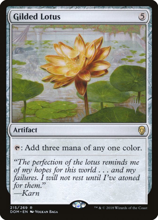 Gilded Lotus (Promo Pack) [Dominaria Promos] | D20 Games