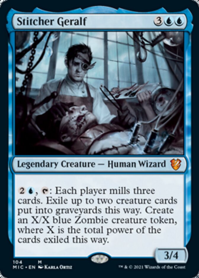 Stitcher Geralf [Innistrad: Midnight Hunt Commander] | D20 Games