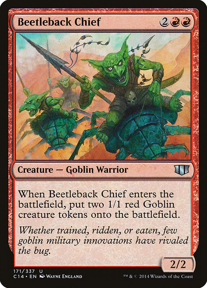 Beetleback Chief [Commander 2014] | D20 Games