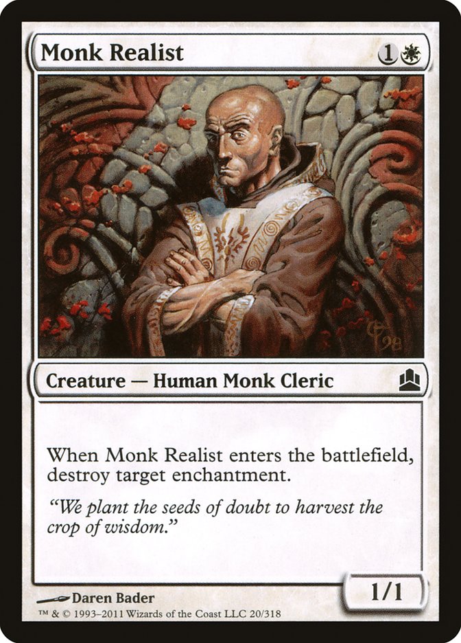 Monk Realist [Commander 2011] | D20 Games