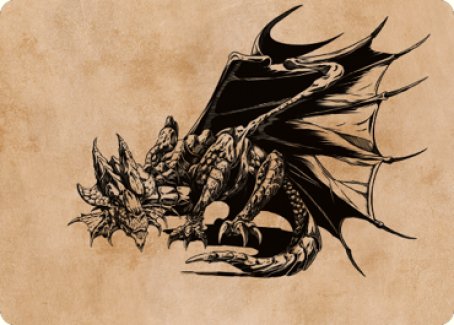 Ancient Copper Dragon Art Card (52) [Commander Legends: Battle for Baldur's Gate Art Series] | D20 Games
