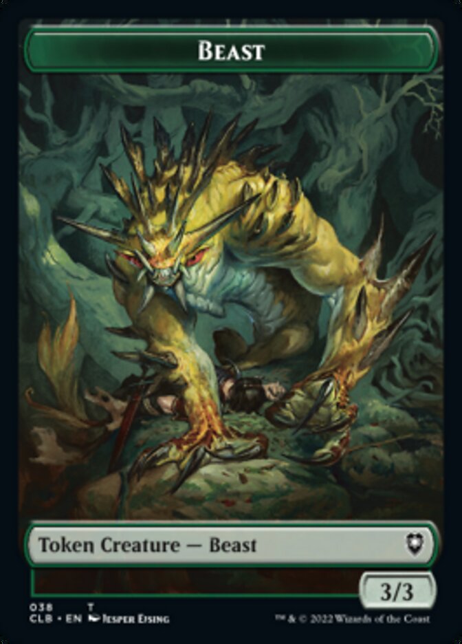 Satyr // Beast Double-sided Token [Commander Legends: Battle for Baldur's Gate Tokens] | D20 Games