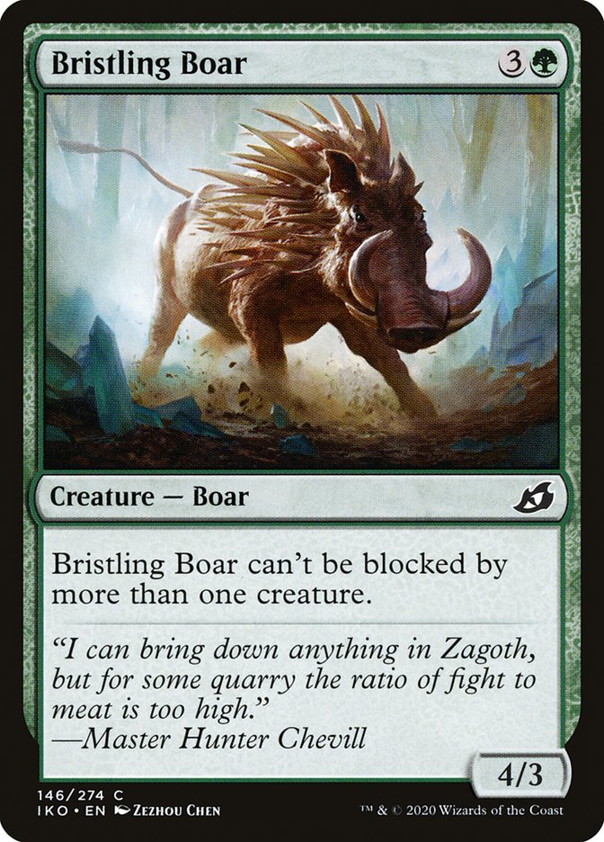 Bristling Boar [Ikoria: Lair of Behemoths] | D20 Games