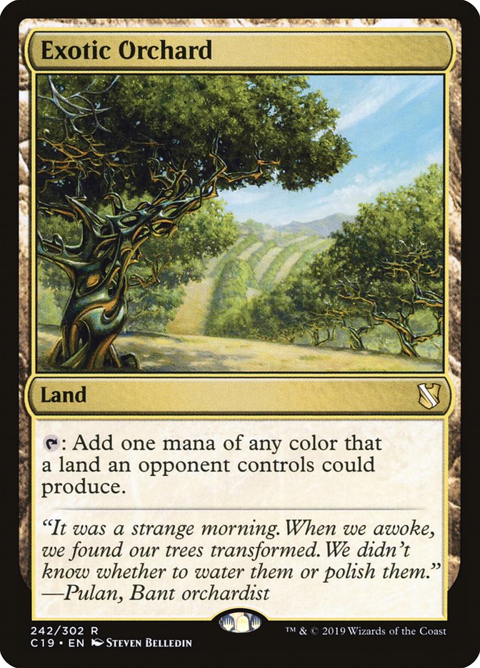 Exotic Orchard [Commander 2019] | D20 Games