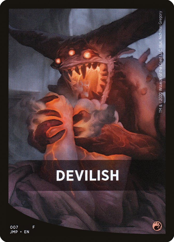 Devilish Theme Card [Jumpstart Front Cards] | D20 Games