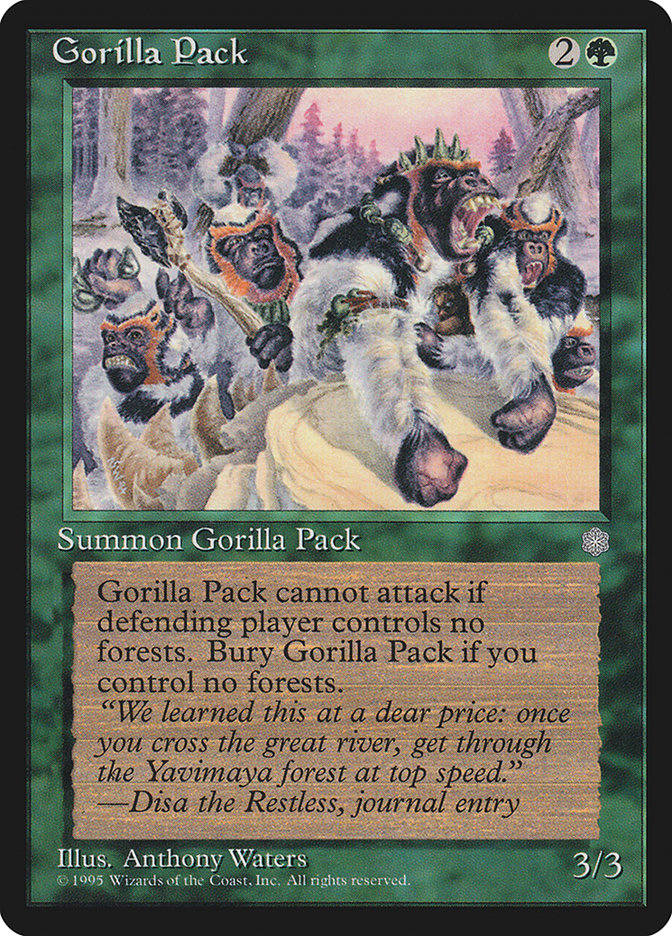 Gorilla Pack [Ice Age] | D20 Games