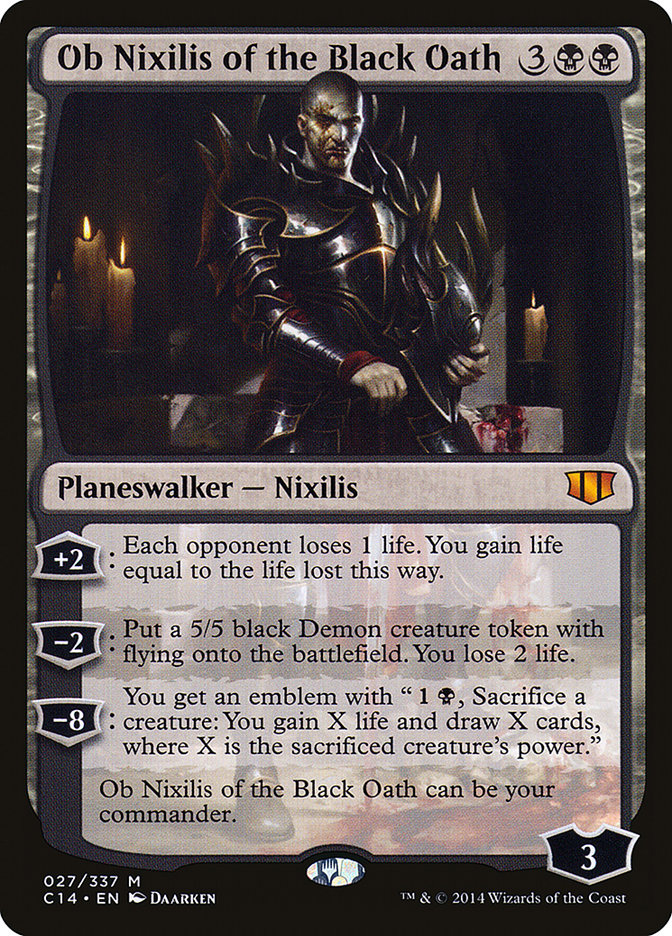 Ob Nixilis of the Black Oath [Commander 2014] | D20 Games