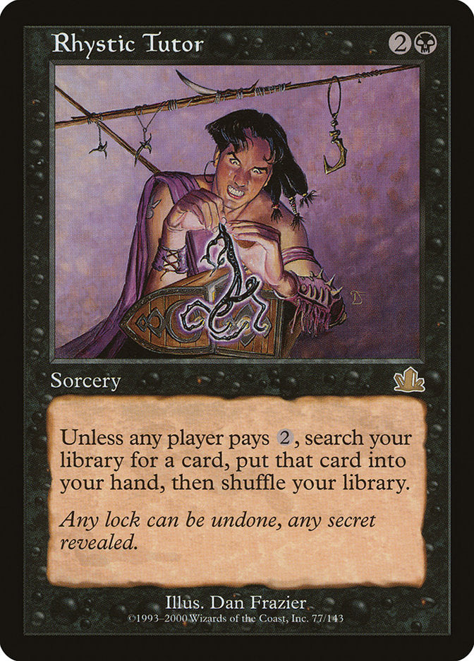Rhystic Tutor [Prophecy] | D20 Games