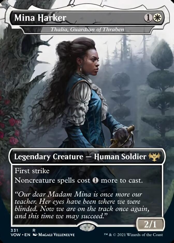 Thalia, Guardian of Thraben - Mina Harker [Innistrad: Crimson Vow] | D20 Games