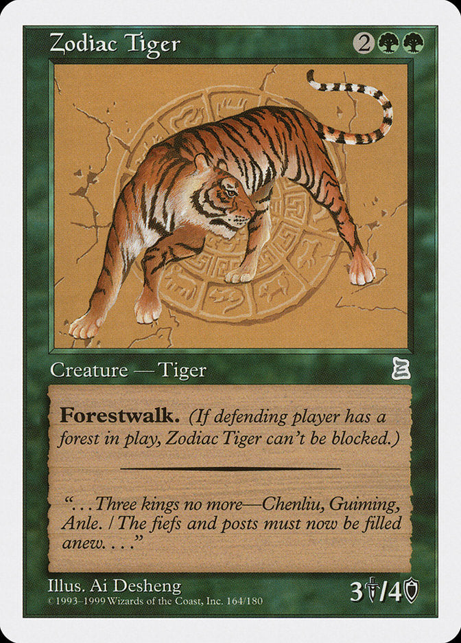 Zodiac Tiger [Portal Three Kingdoms] | D20 Games