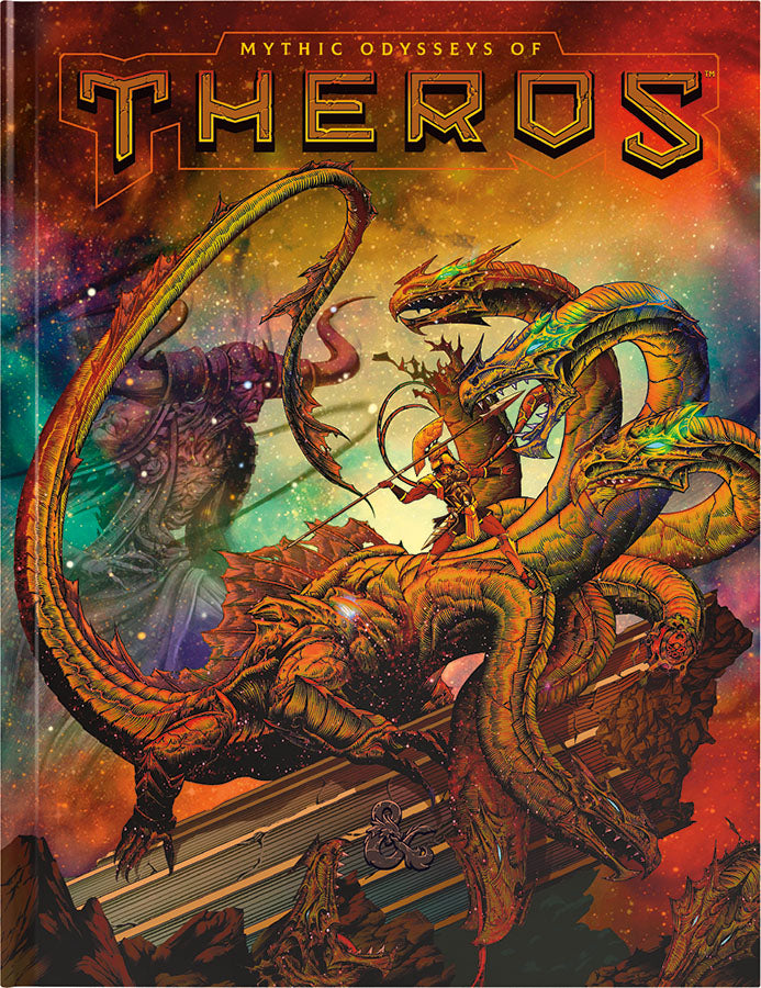 Dungeons and Dragons RPG: Mythic Odysseys of Theros Hard Cover - Alternate Cover