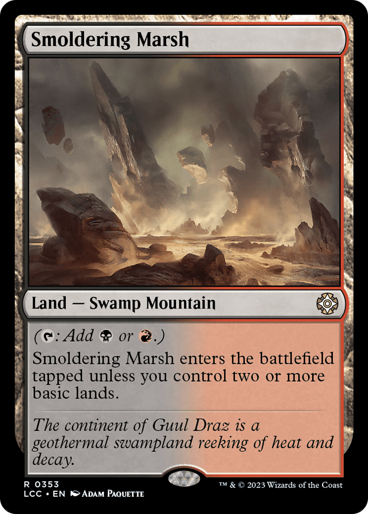 Smoldering Marsh [The Lost Caverns of Ixalan Commander] | D20 Games